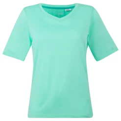 Women's Fingal II V-Neck T-Shirt | Aruba Blue