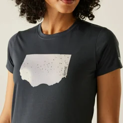 Women's Fingal Stretch T-Shirt | Seal Grey