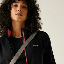 Women's Floreo IV Full Zip Fleece | Black Peach Bloom