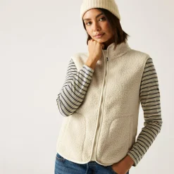 Women's Frankie Borg Bodywarmer | Light Vanilla