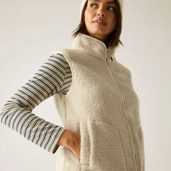 Women's Frankie Borg Bodywarmer | Light Vanilla