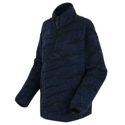 Women's Frankie Borg Half Zip Fleece | Navy Blue
