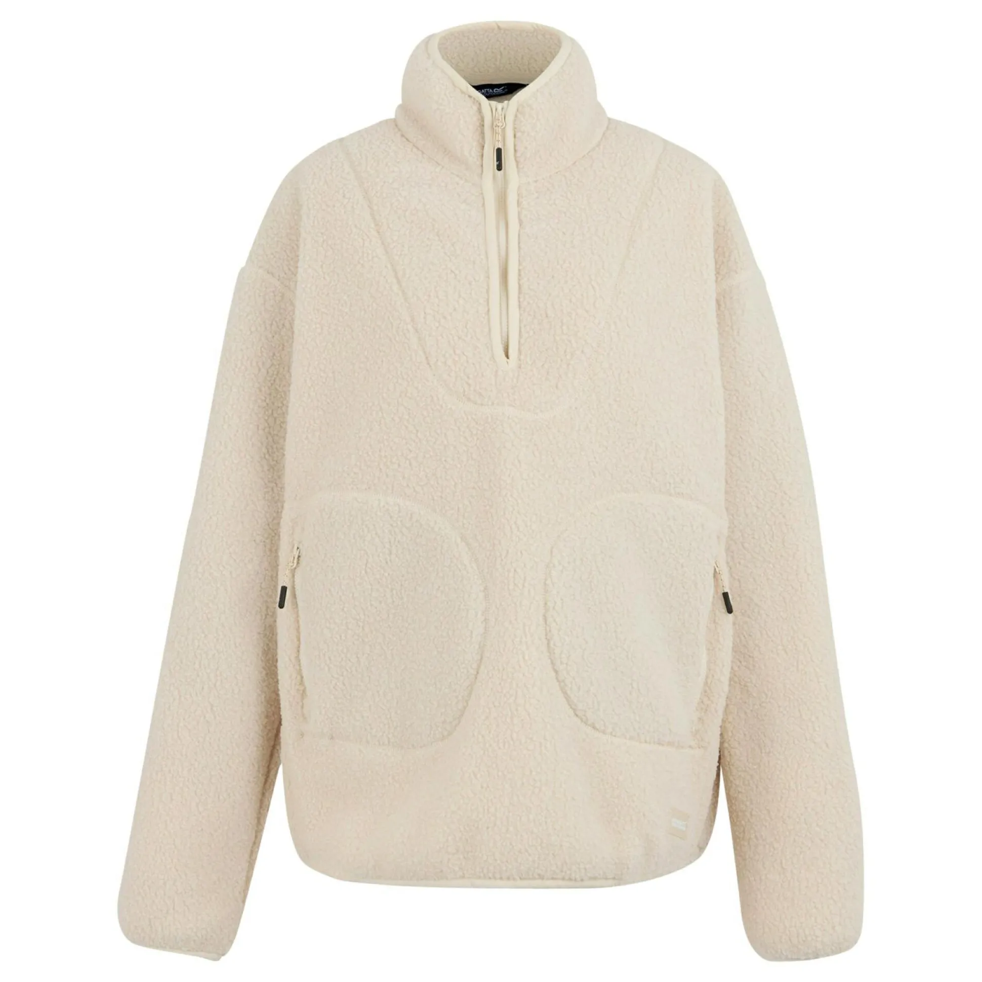 Women's Frankie Borg Half Zip Fleece | Light Vanilla
