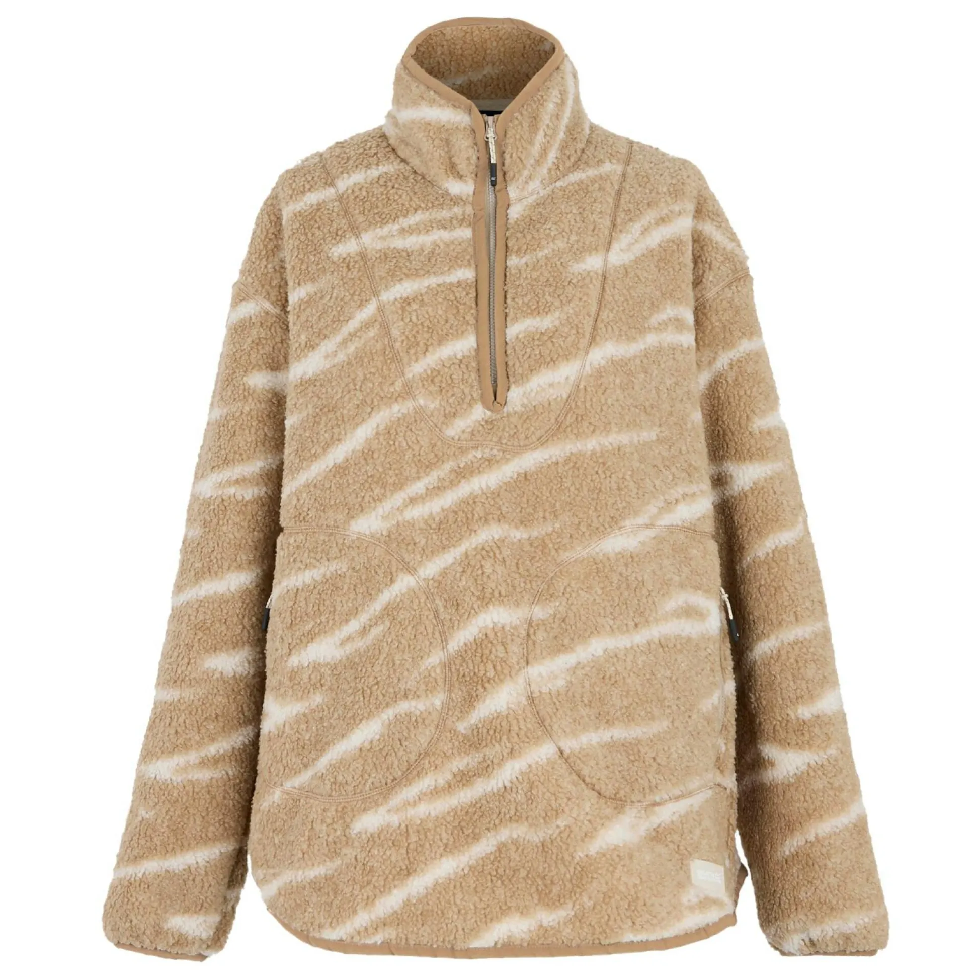 Women's Frankie Borg Half Zip Fleece | Beige