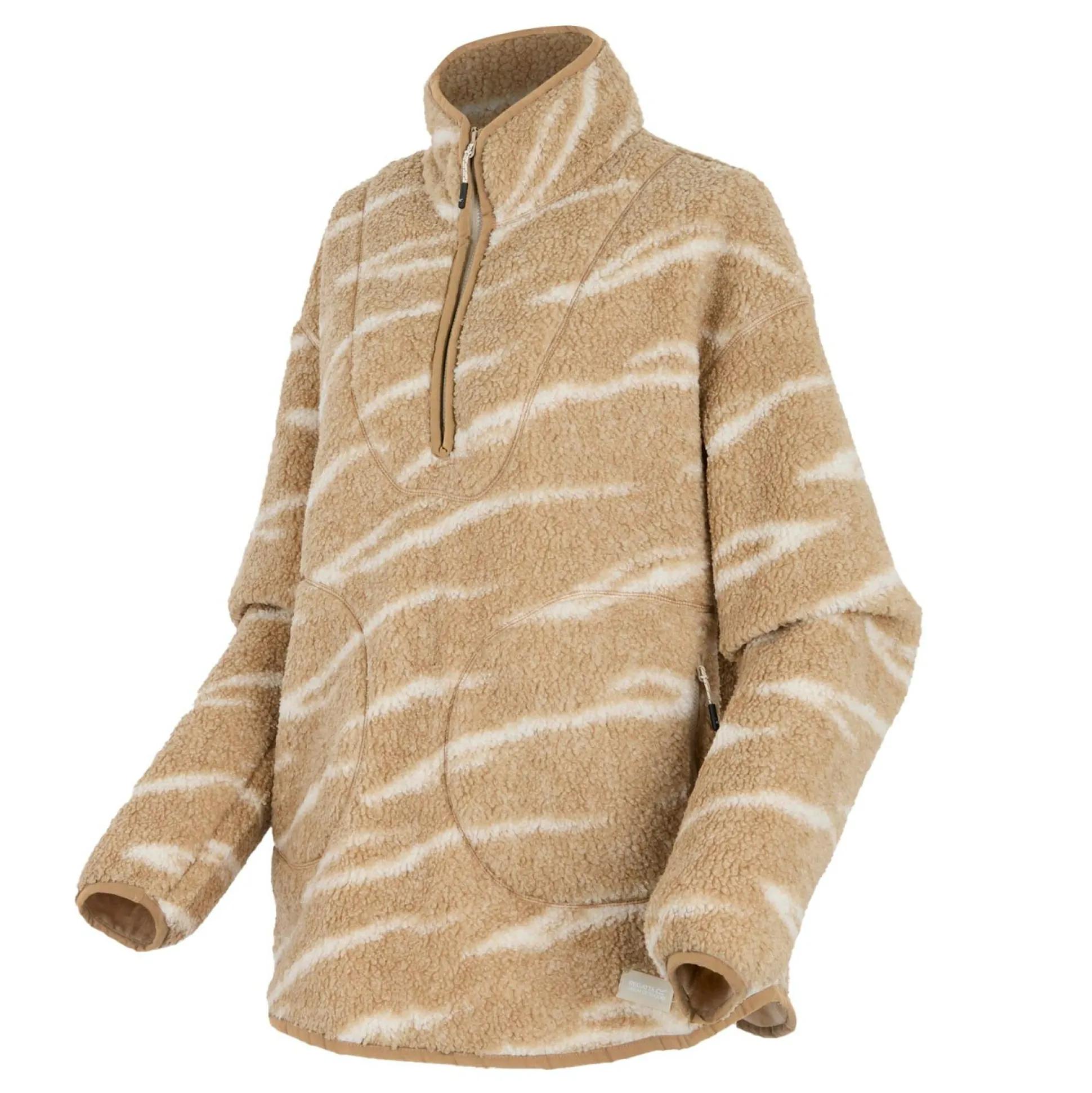Women's Frankie Borg Half Zip Fleece | Beige