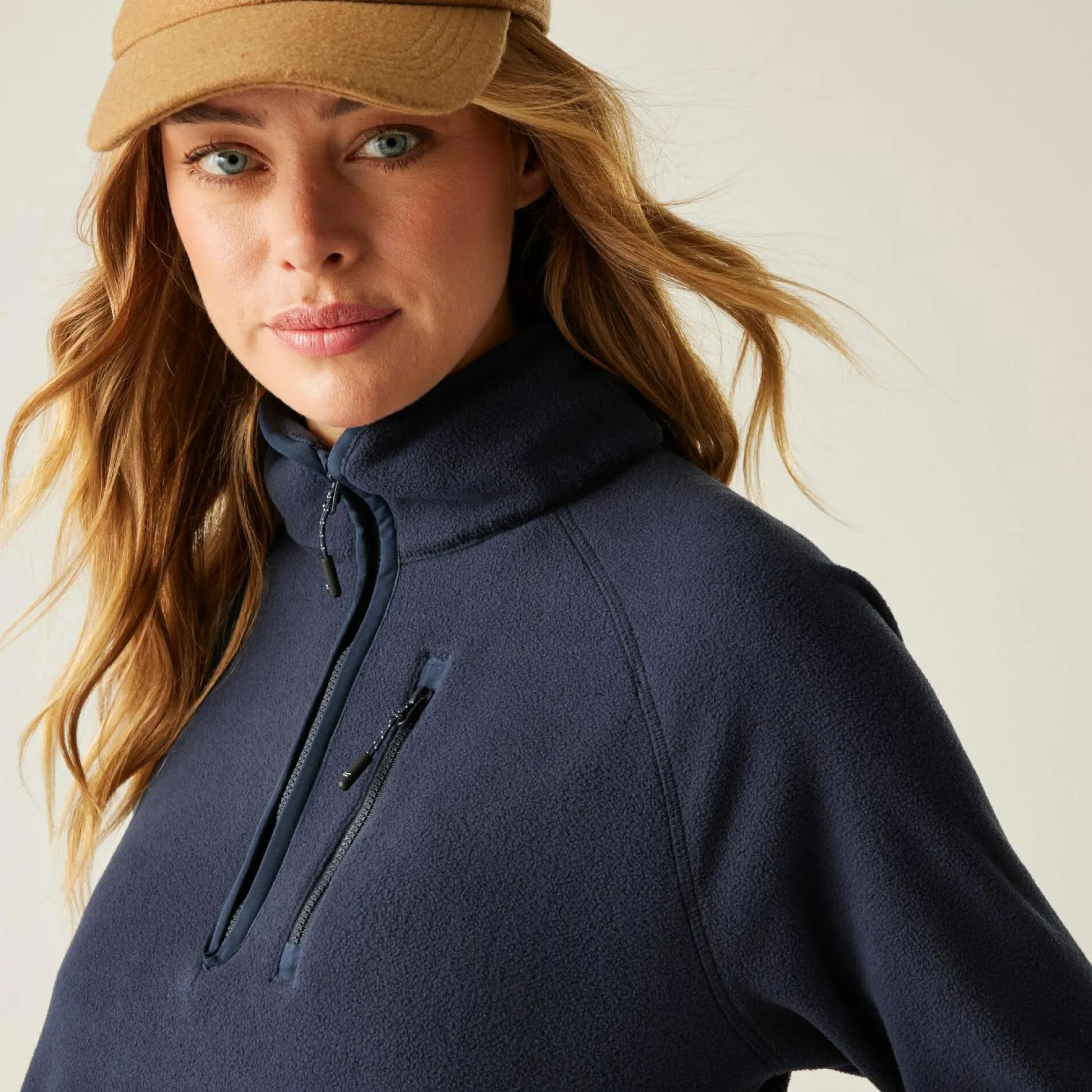 Women's Frankie Half Zip Fleece | Navy Blue