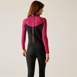 Women's Full 2mm Wetsuit | Black Pink Fusion