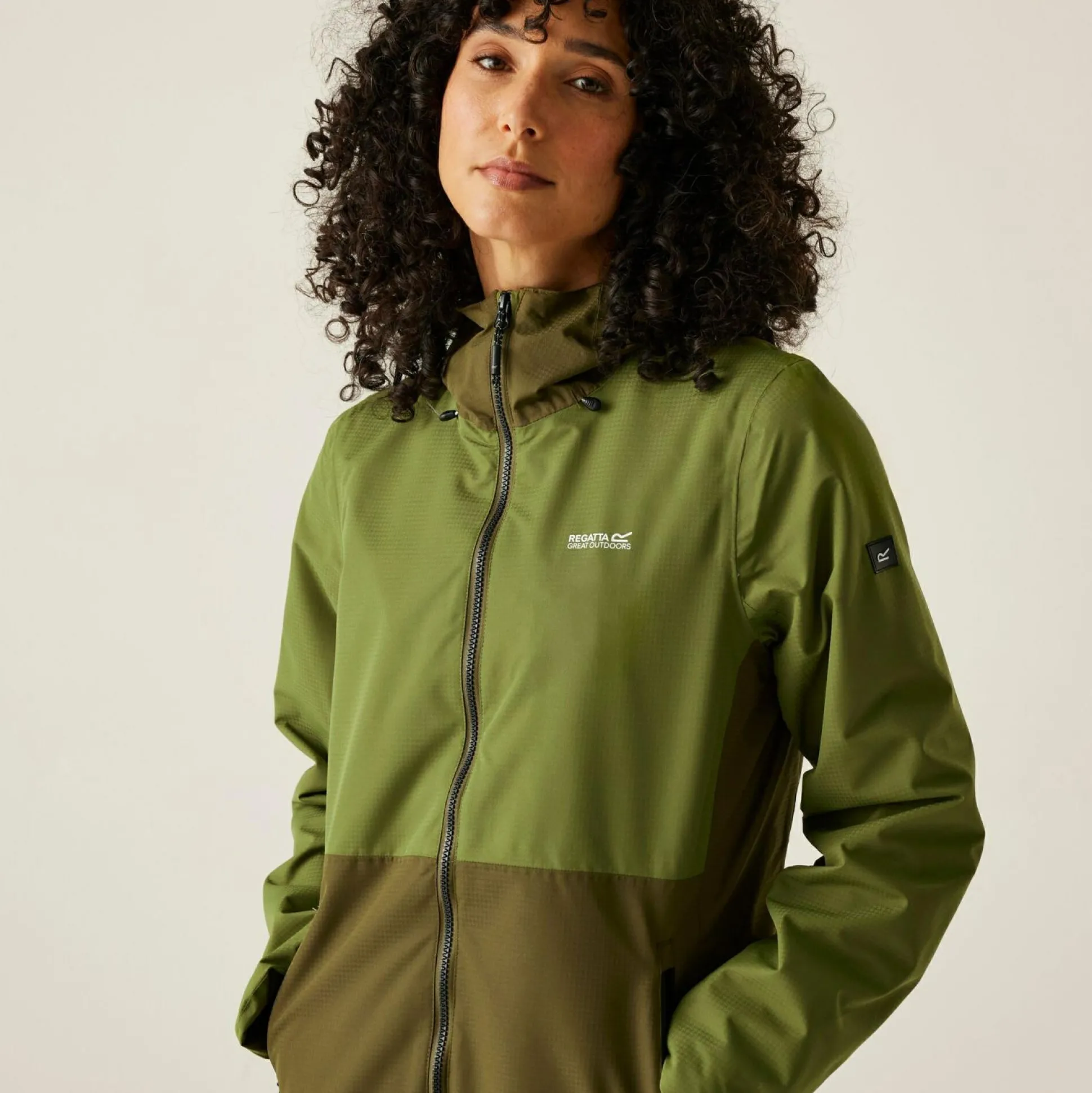 Women's Hamara IV Waterproof Jacket | Nephrite Green Camo Green