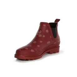 Women's Harper Cosy Ankle Wellies | Cabernet Dot