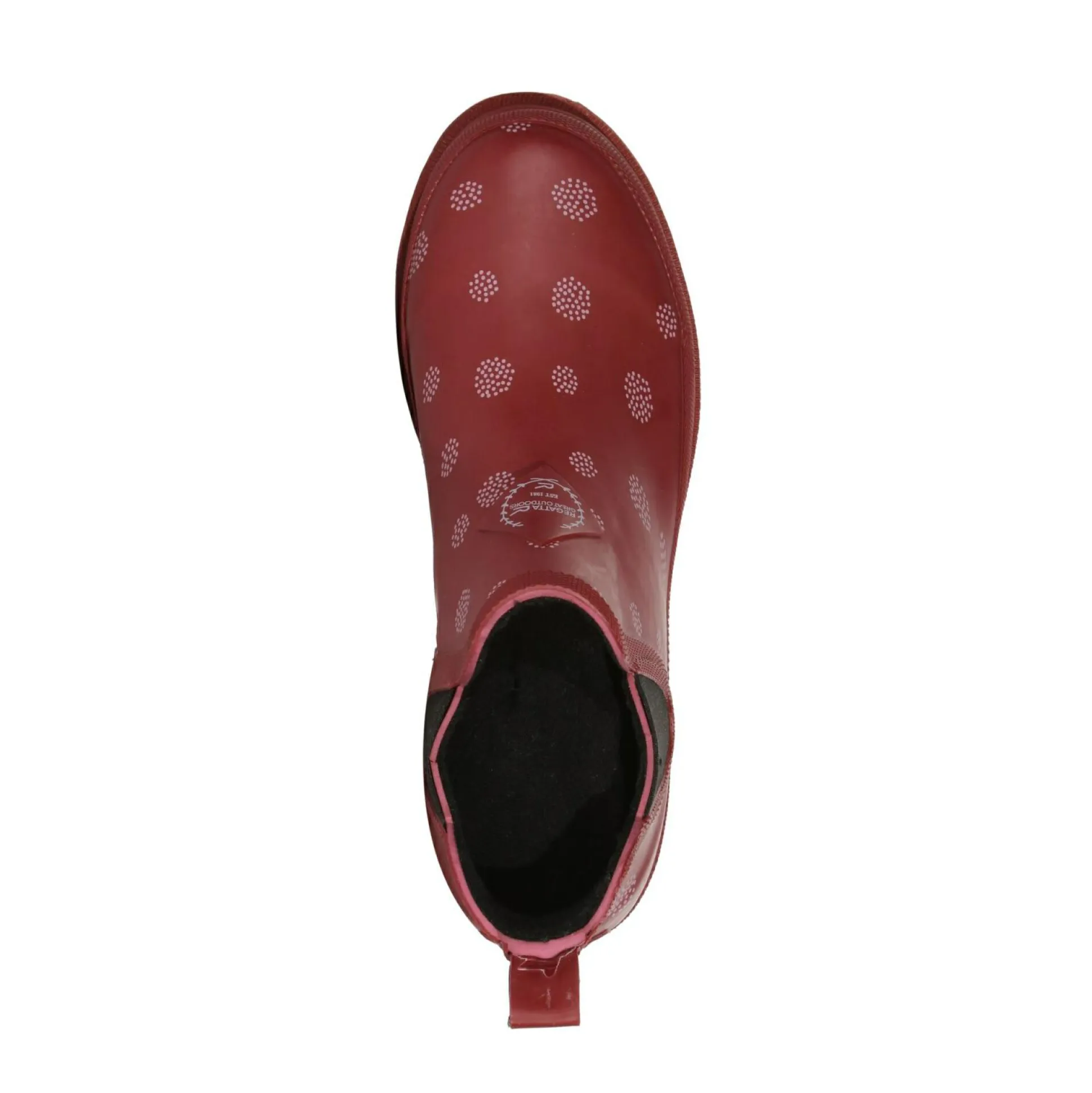 Women's Harper Cosy Ankle Wellies | Cabernet Dot