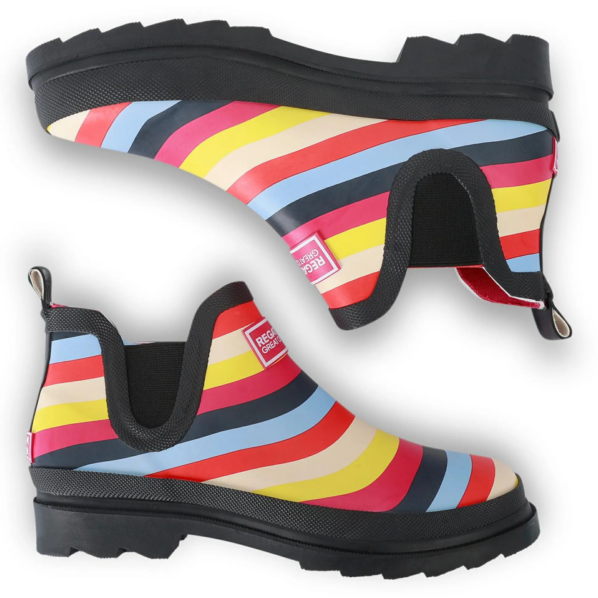 Women's Harper Low Wellies | Multi Stripe