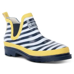 Women's Harper Low Wellies | Navy Lemon Tea