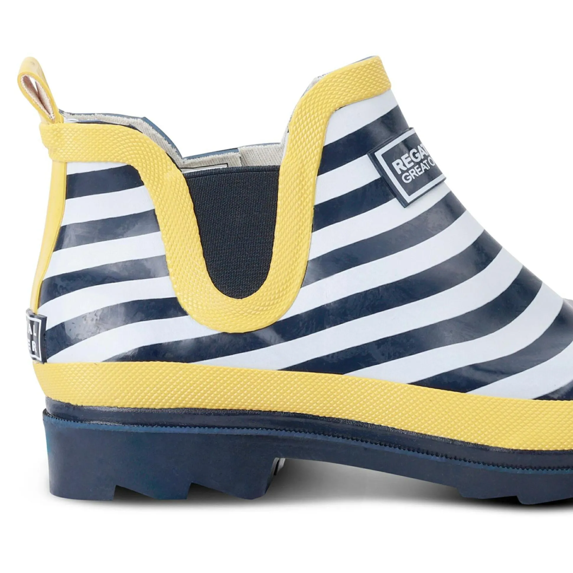 Women's Harper Low Wellies | Navy Lemon Tea