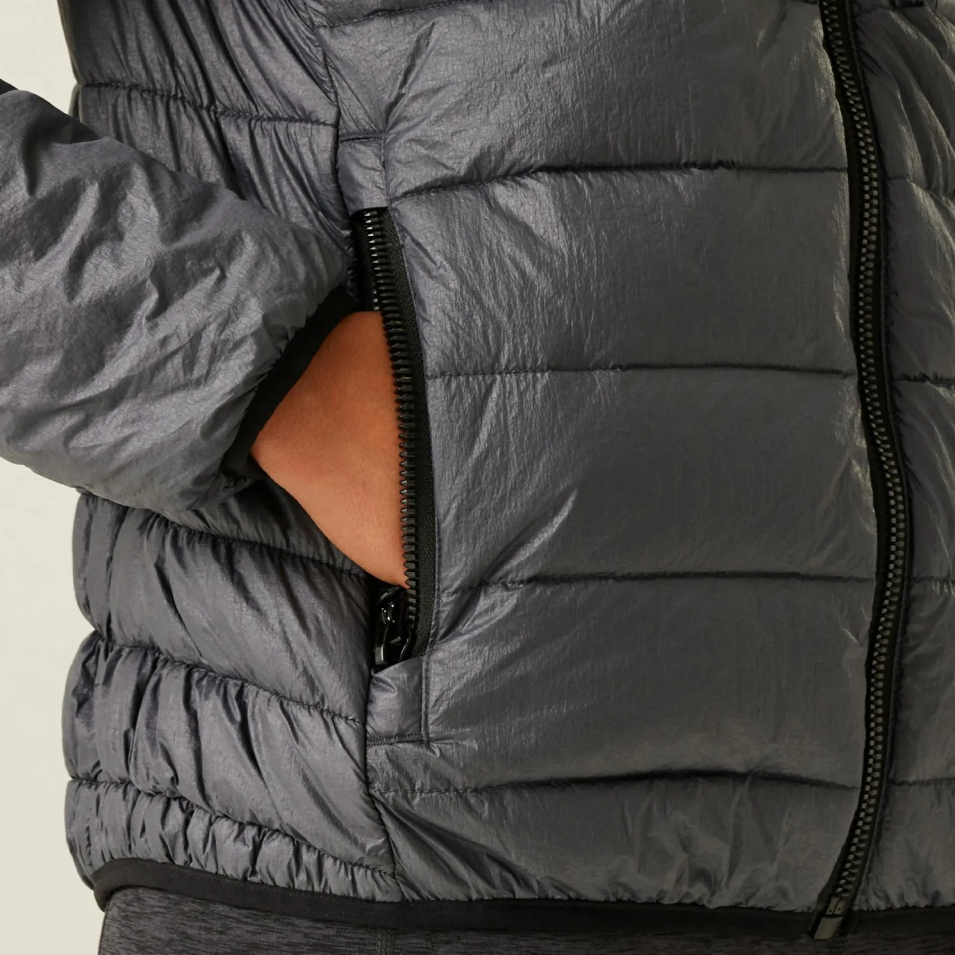 Women's Heatherly Quilted Jacket | Seal Grey