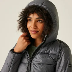 Women's Heatherly Quilted Jacket | Seal Grey