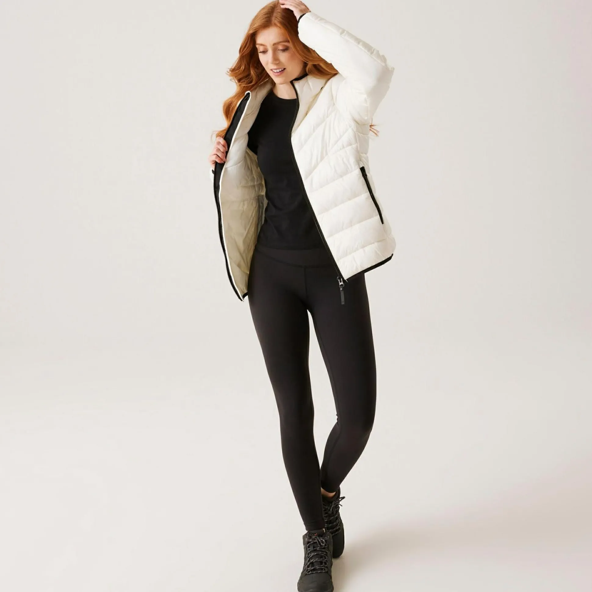 Women's Heatherly Quilted Jacket | Blanc De Blanc