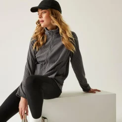 Women's Heidy Full Zip Fleece | Grey