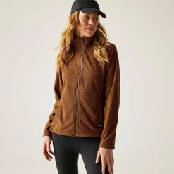 Women's Heidy Full Zip Fleece | Brown