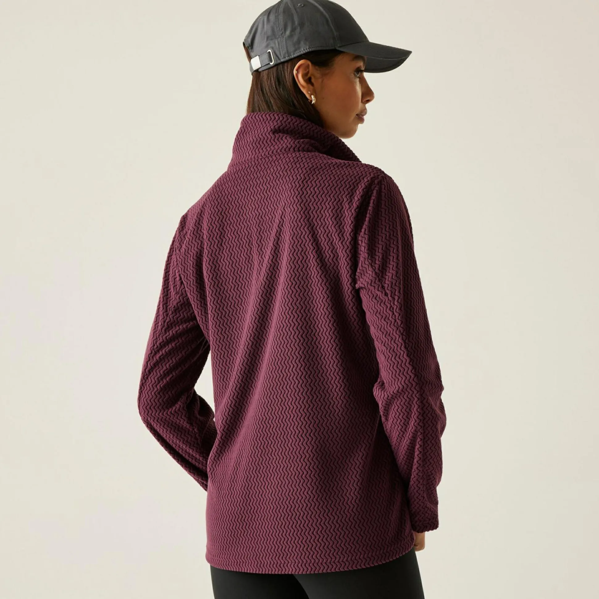 Women's Heidy Full Zip Fleece | Fig Purple