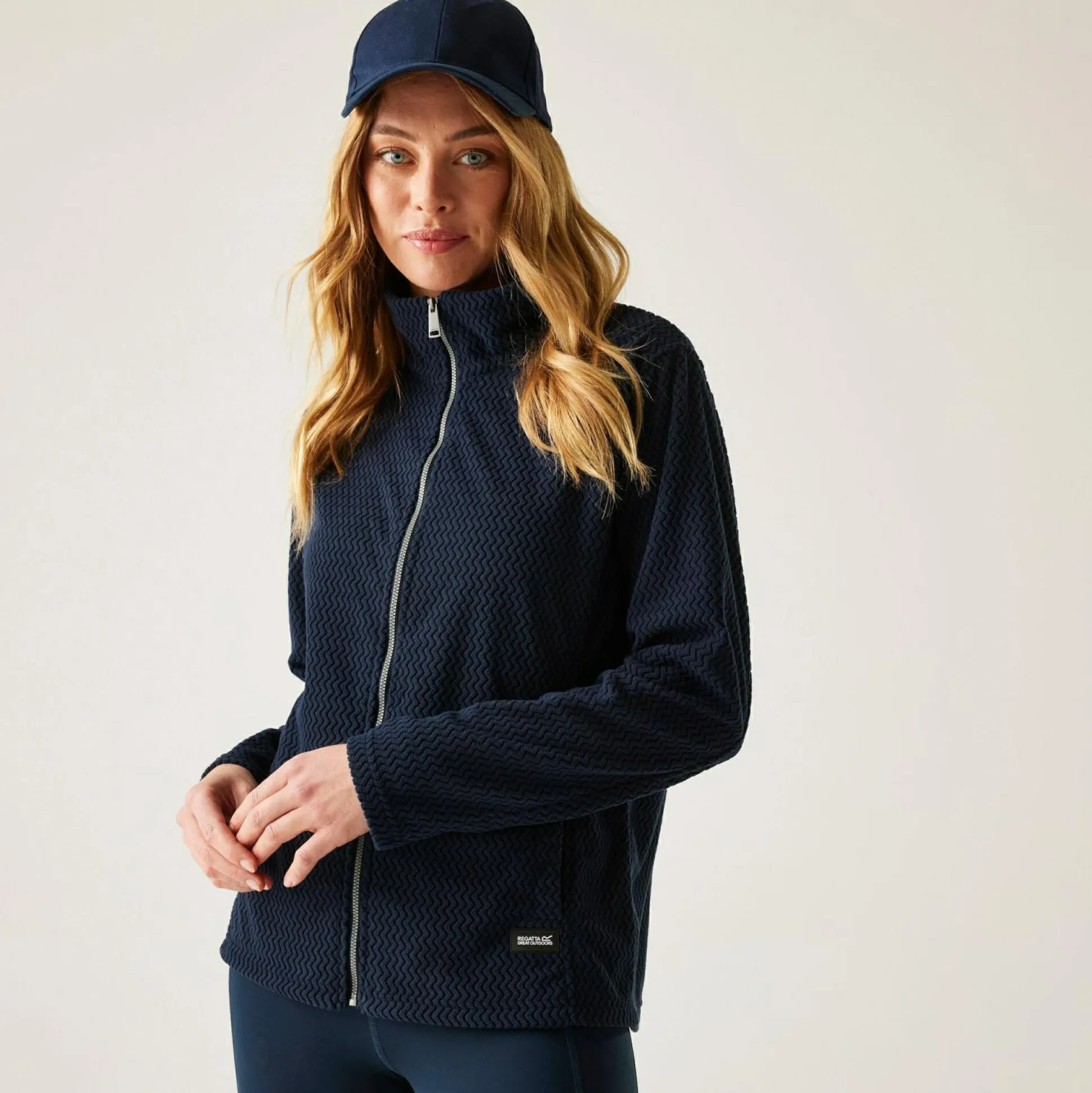 Women's Heidy Full Zip Fleece | Navy Blue