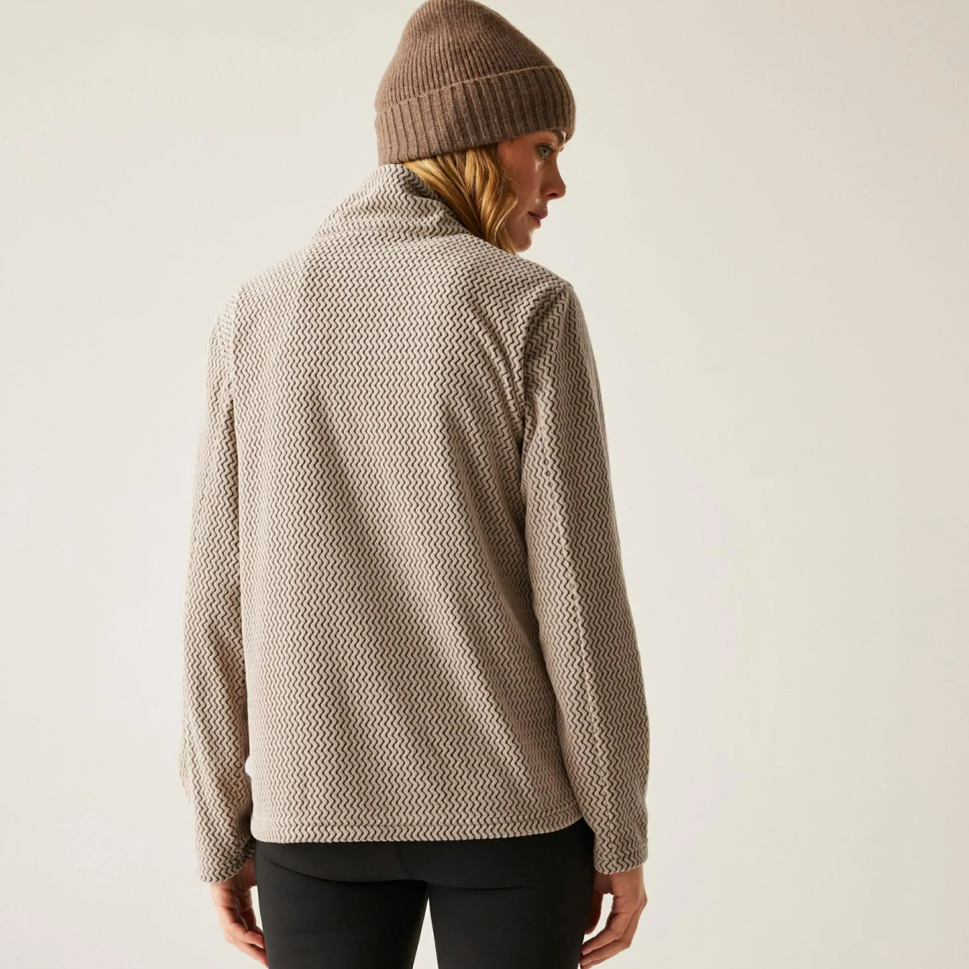 Women's Heidy Full Zip Fleece | Taupe Beige