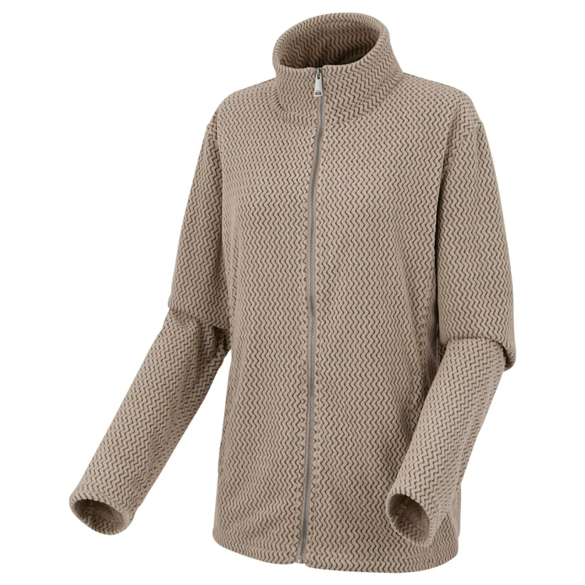 Women's Heidy Full Zip Fleece | Taupe Beige