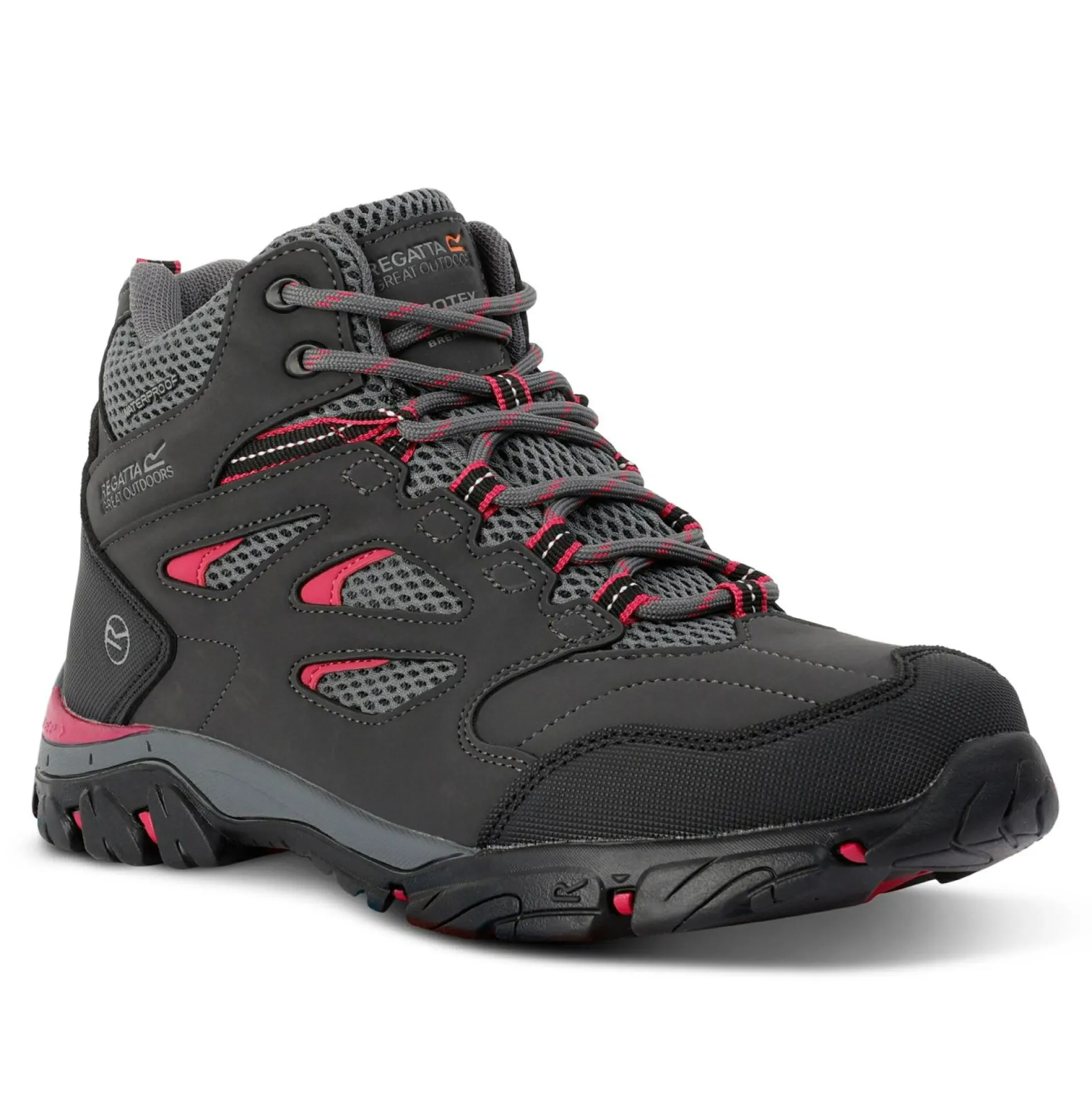 Women's Holcombe Waterproof Mid Walking Boots | Ash Pink Potion