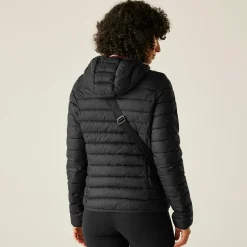 Women's Hooded Marizion Baffled Jacket | Black