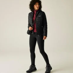 Women's Hooded Marizion Baffled Jacket | Black