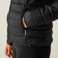 Women's Hooded Marizion Baffled Jacket | Black