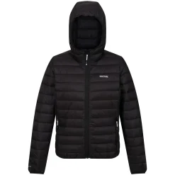 Women's Hooded Marizion Baffled Jacket | Black