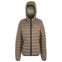 Women's Hooded Marizion Baffled Jacket | Brown