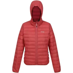 Women's Hooded Marizion Baffled Jacket | Mineral Red