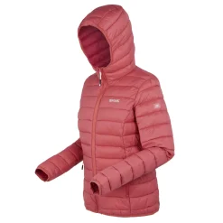 Women's Hooded Marizion Baffled Jacket | Mineral Red