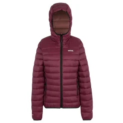 Women's Hooded Marizion Baffled Jacket | Dark Pimento