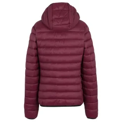 Women's Hooded Marizion Baffled Jacket | Dark Pimento