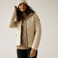 Women's Hooded Marizion Baffled Jacket | Beige