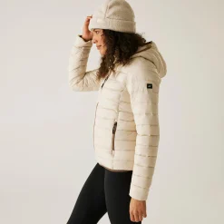 Women's Hooded Marizion Baffled Jacket | Beige