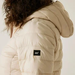Women's Hooded Marizion Baffled Jacket | Beige