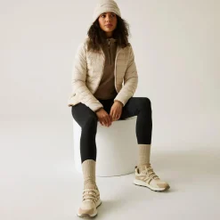 Women's Hooded Marizion Baffled Jacket | Beige