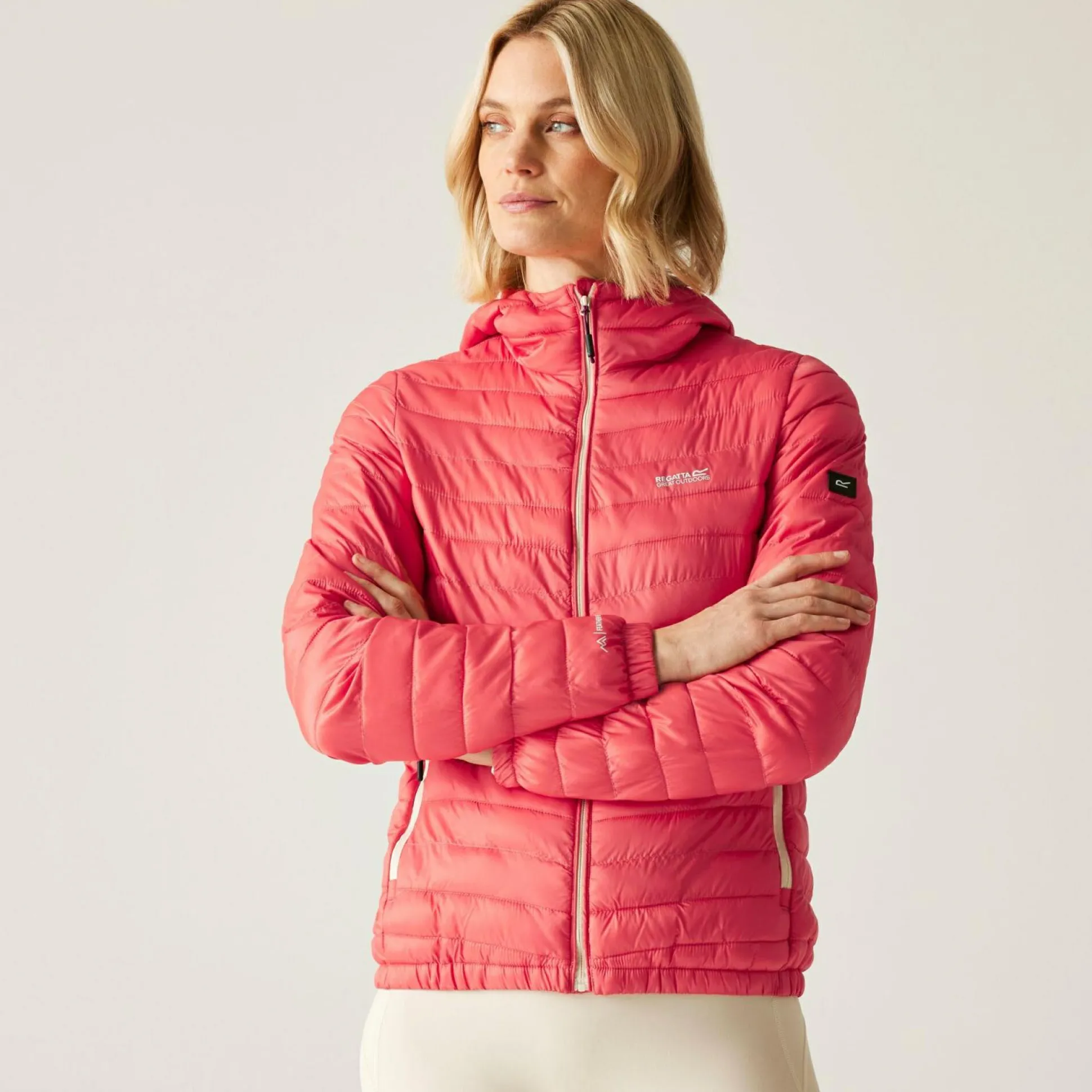 Women's Hurden Padded Jacket | Peach Bloom Light Vanilla