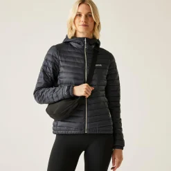 Women's Hurden Padded Jacket | Seal Grey Black
