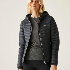 Women's Hurden Padded Jacket | Seal Grey Black