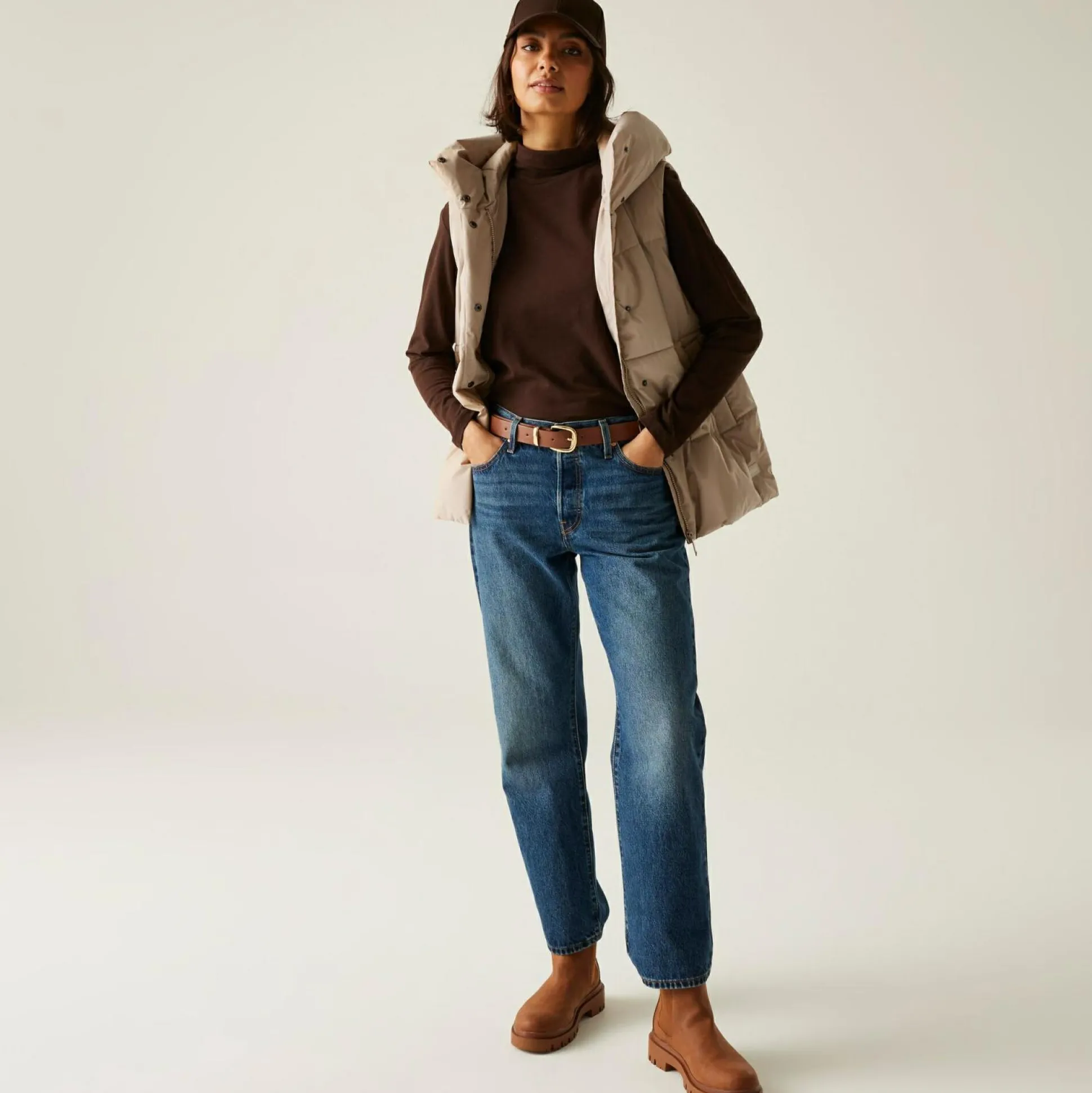 Women's Kelse Bodywarmer | Taupe Beige
