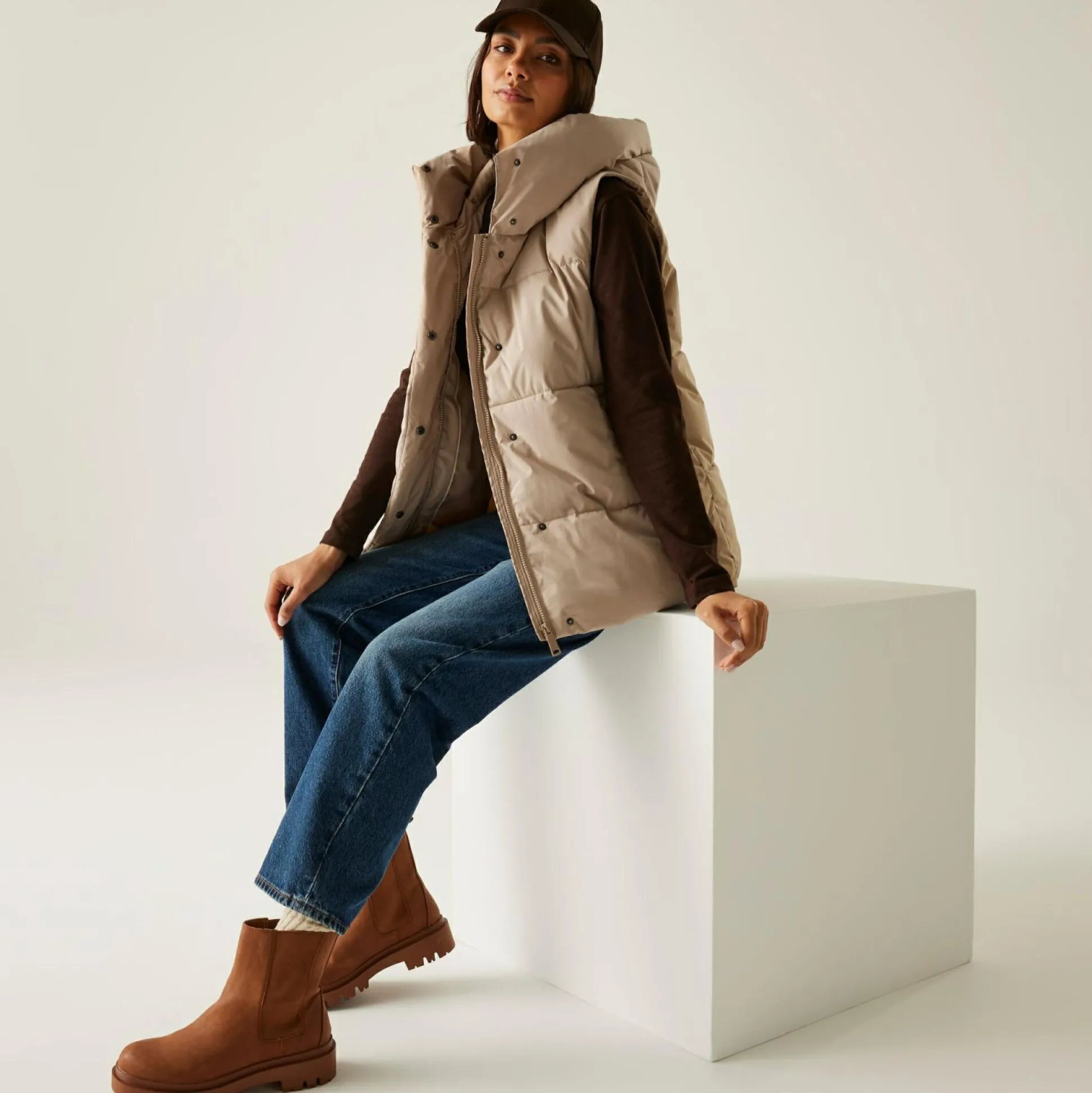 Women's Kelse Bodywarmer | Taupe Beige