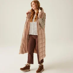 Women's Leandra Longline Gilet | Warm Taupe