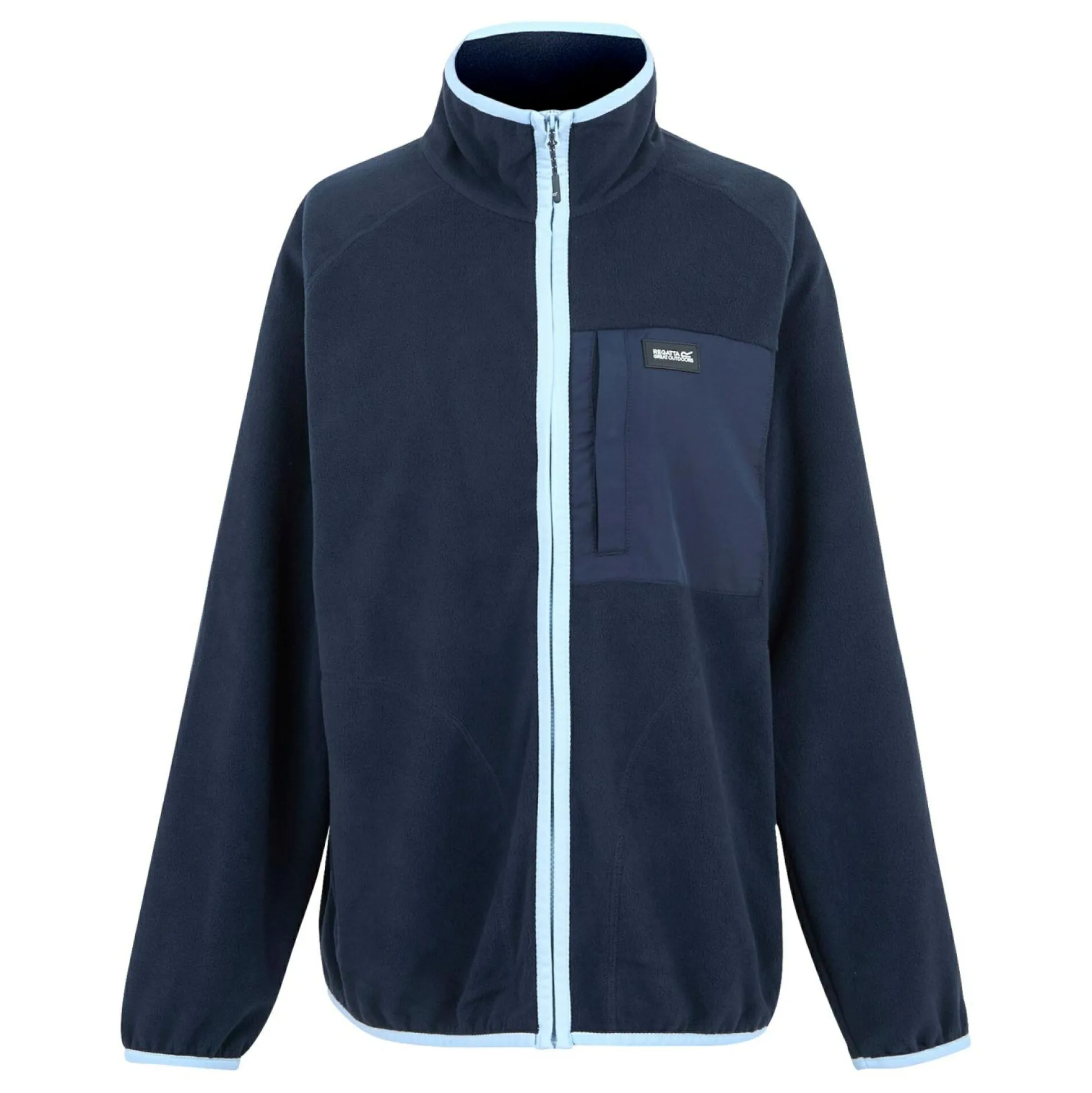 Women's Lilana Full Zip Fleece | Navy Chambray Blue