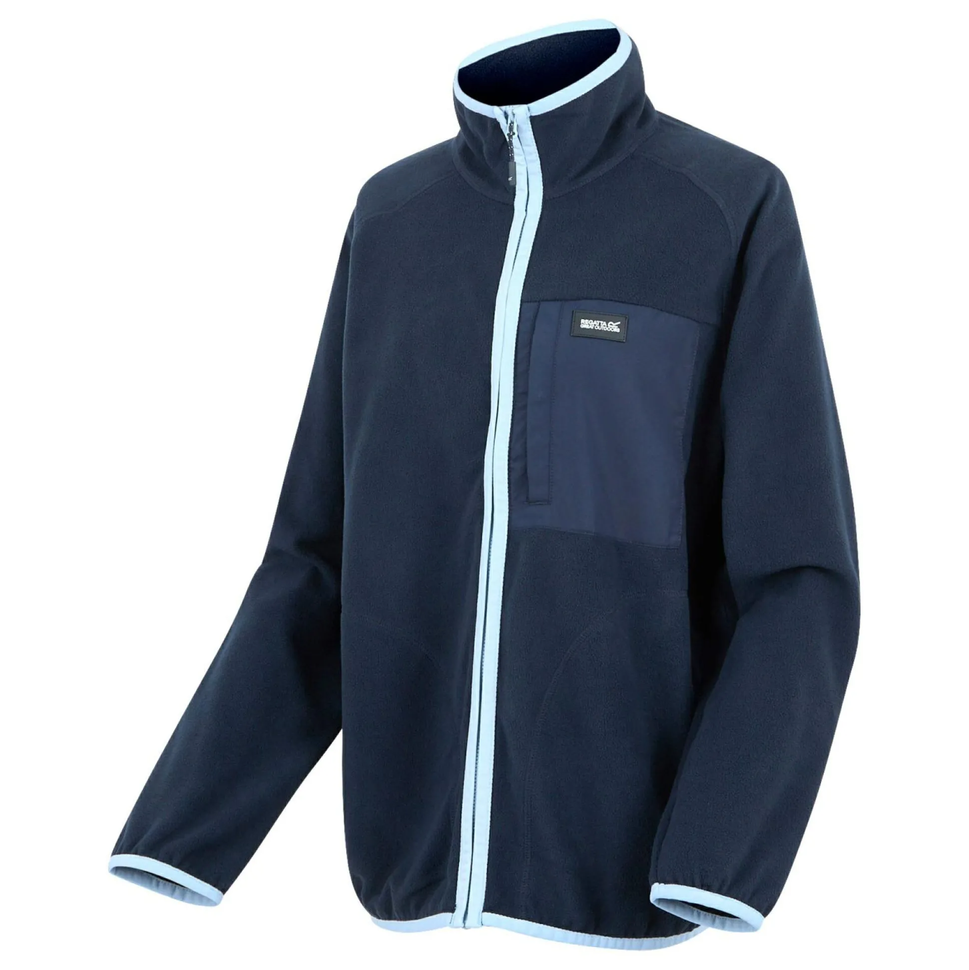 Women's Lilana Full Zip Fleece | Navy Chambray Blue