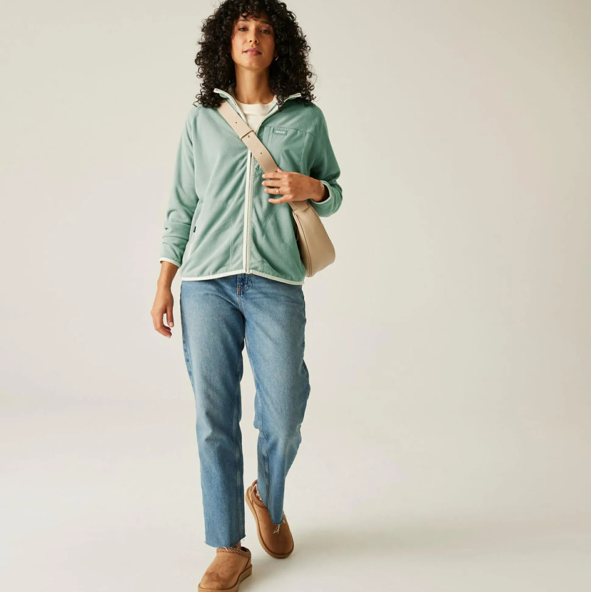 Women's Lilana Full Zip Fleece | Glacier Light Vanilla
