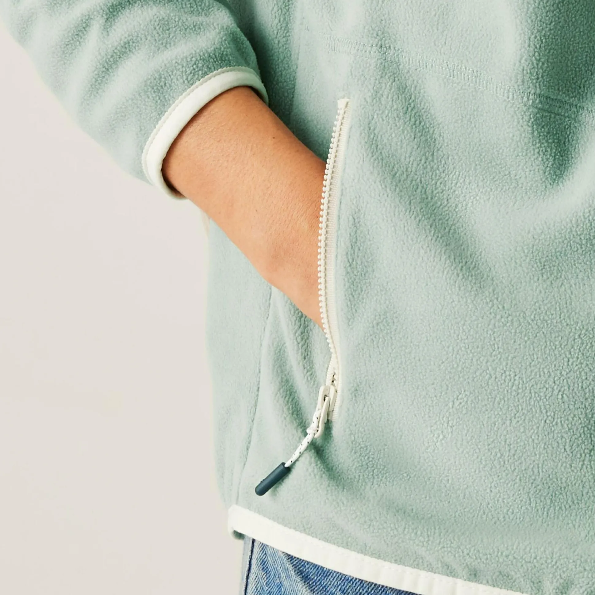 Women's Lilana Full Zip Fleece | Glacier Light Vanilla